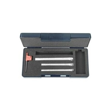 Garant Carbide Boring Bar Set, 3 Pieces, for CC 2 Inserts, Left-Hand 260019